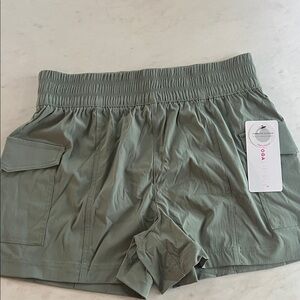 Yogalicious Women's Athletic Shorts in Sage